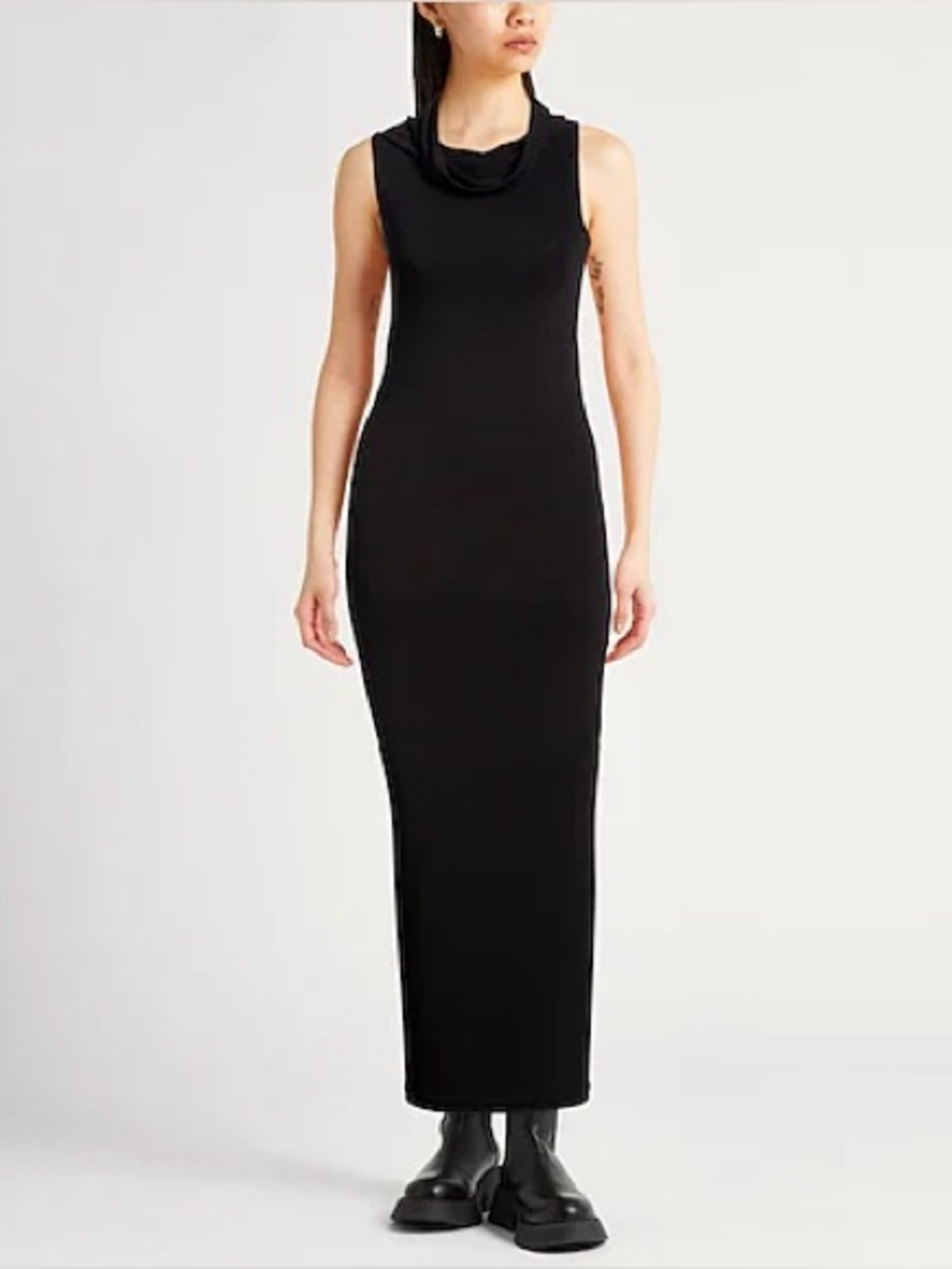 Wolford Cowl Neck Sleeveless Summer Dress Size L